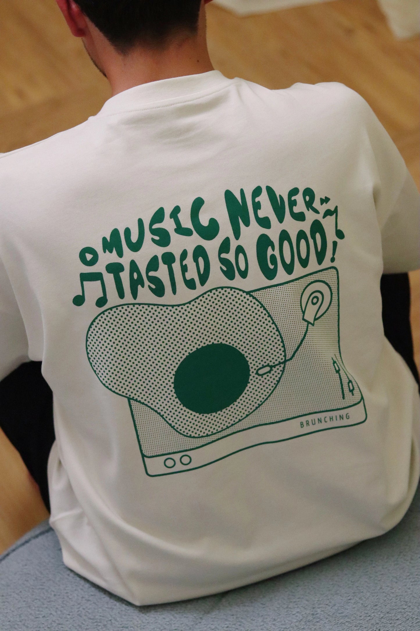 Tasty Music Tee -Vintage White