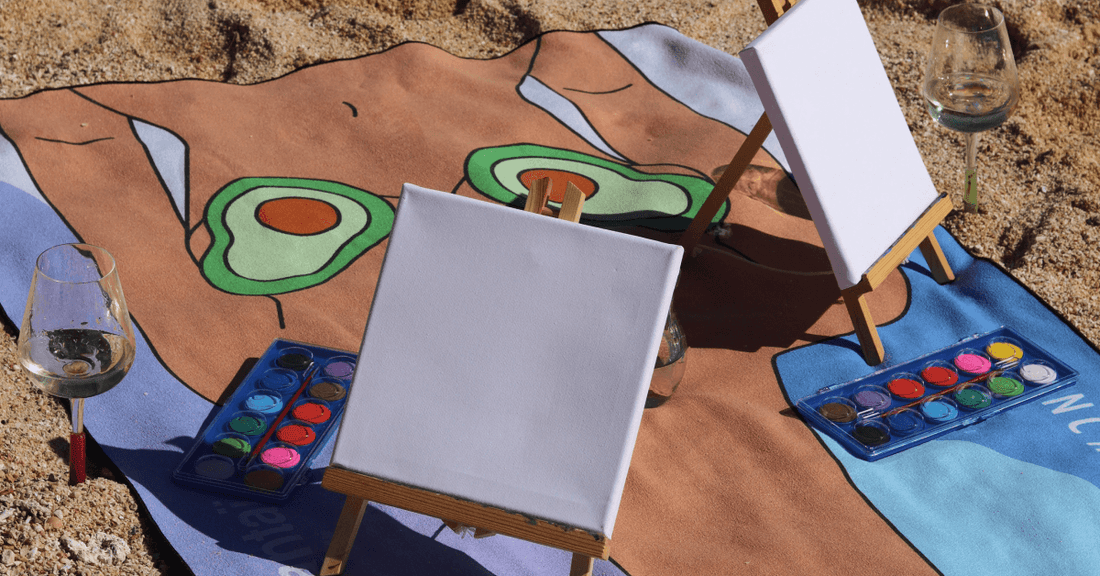 Other great ways to use your beach towel. Not just for summer or the beach!
