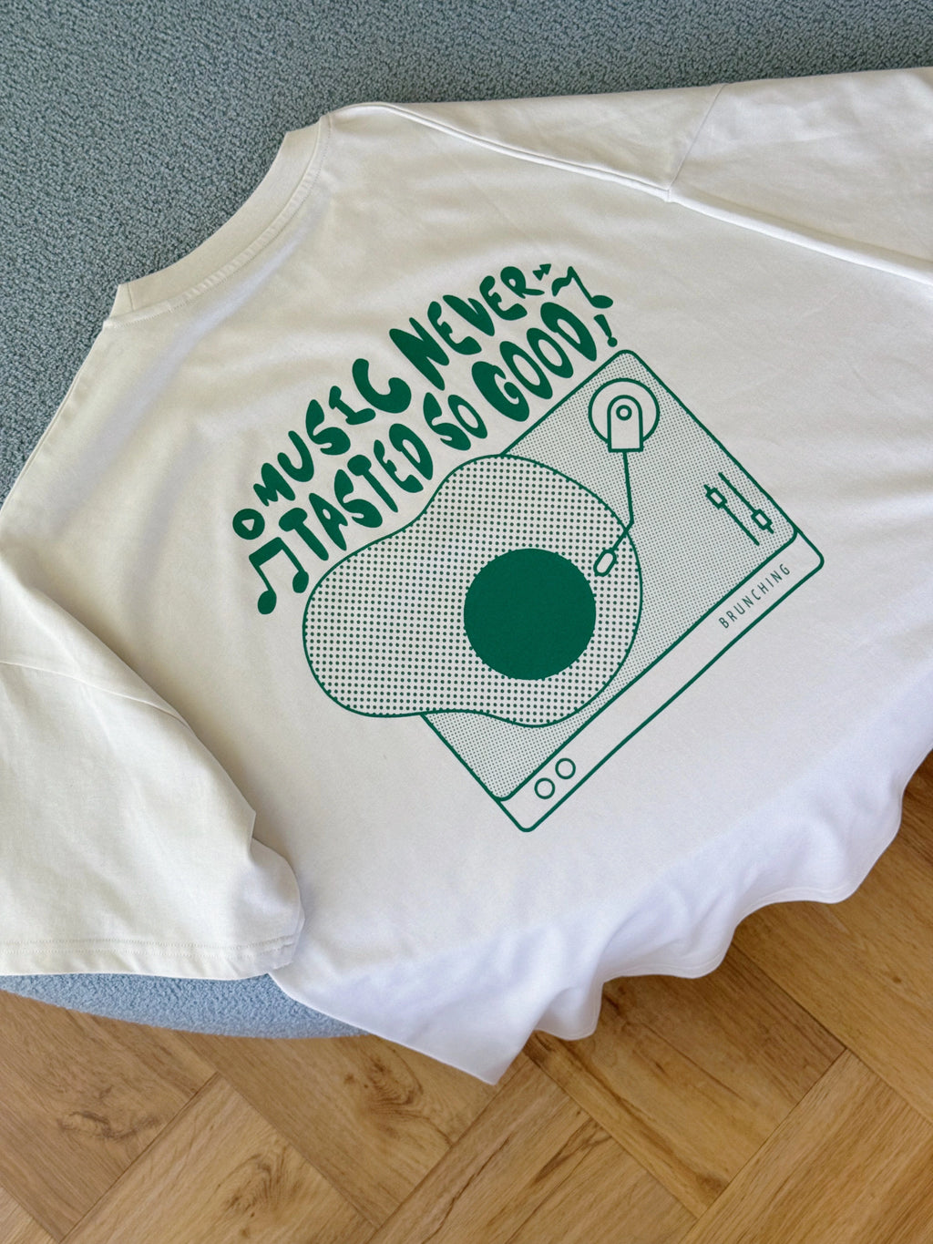 Tasty Music Tee -Vintage White