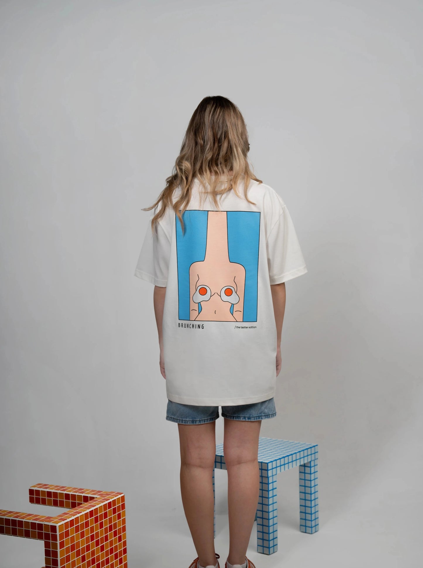 Oversize Tasty Eggs Unisex T-shirt