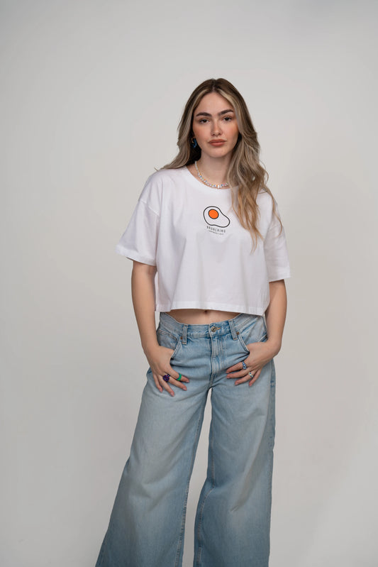 Fried Egg Crop Top