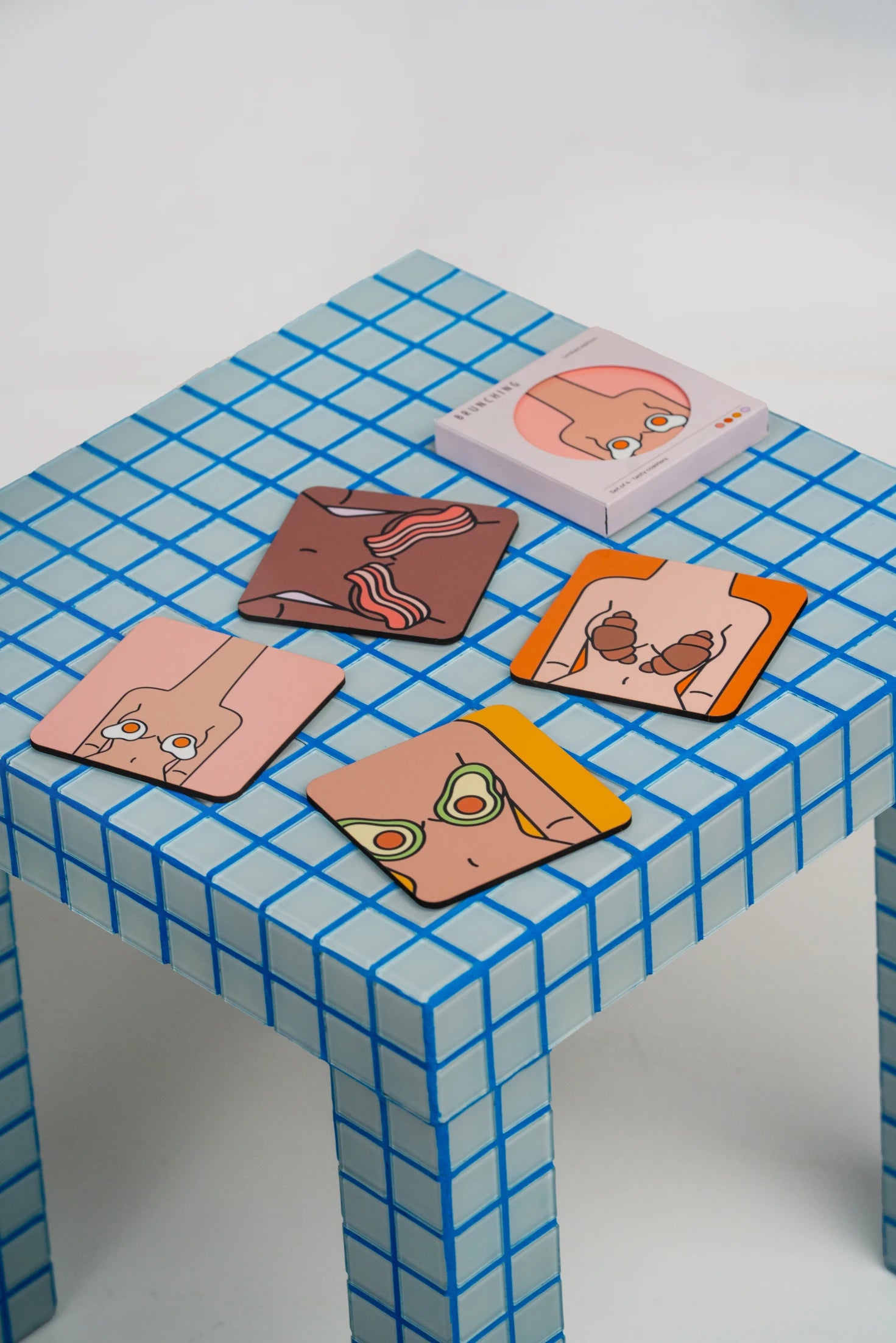 Brunching Coasters - 4 Unique Designs - Brunching Collection