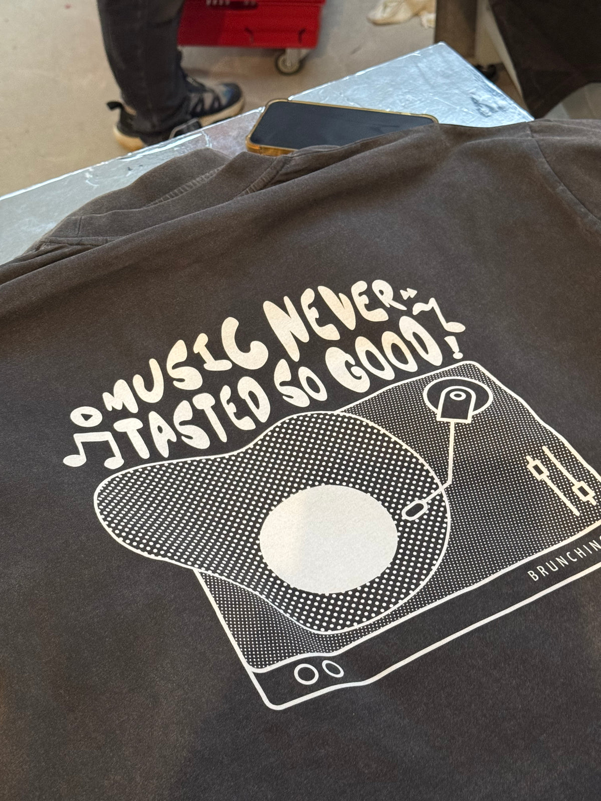 Tasty Music Tee -Vintage Black Box Tee