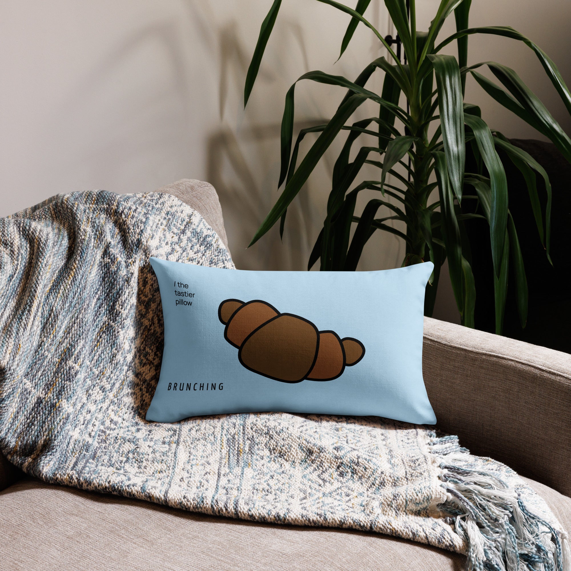 Not Plain Pillow - 20″×12″