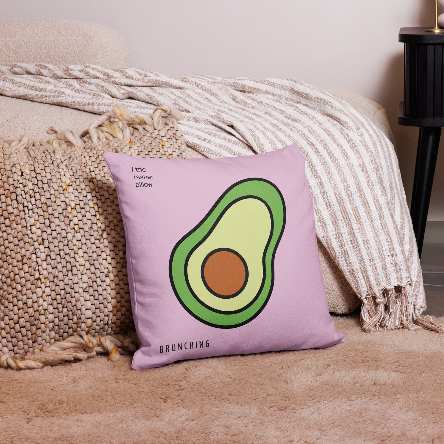 Avocado on top - Pillow Case 18" x 18"