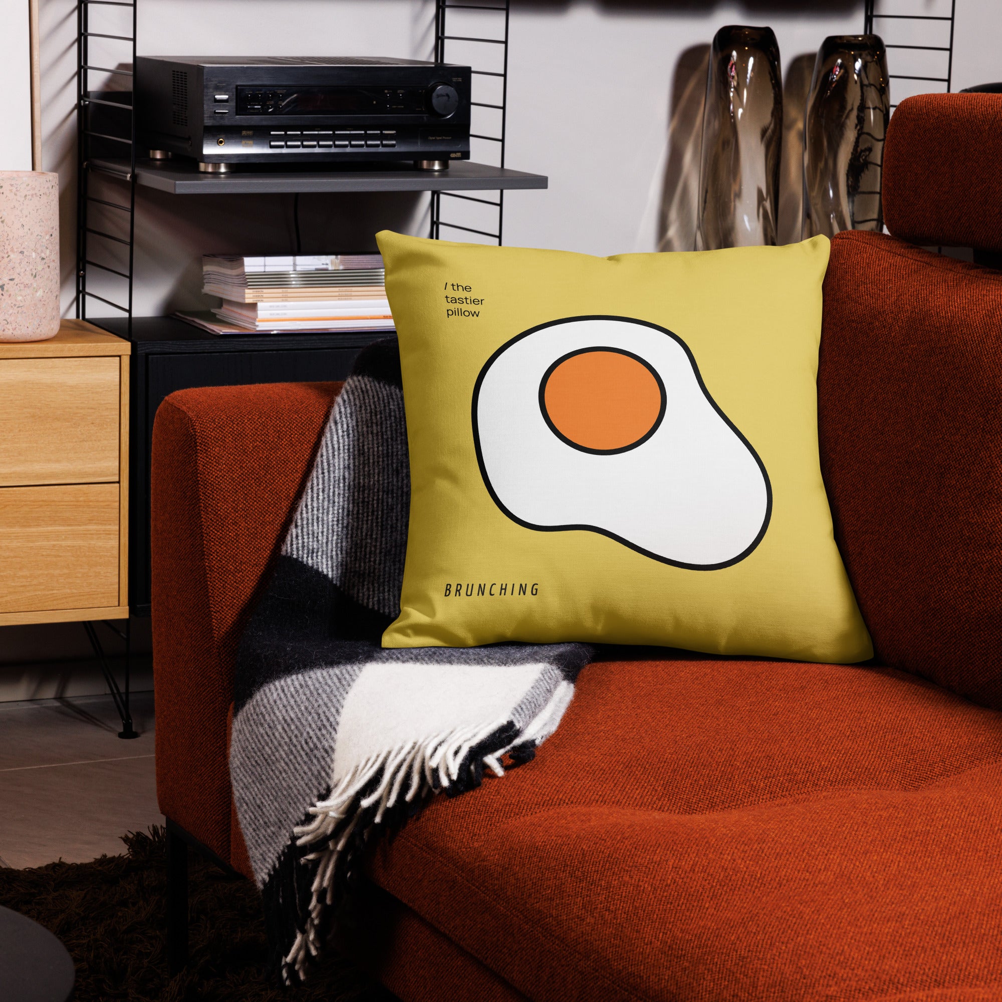 Vegan Egg - Pillow Case 22" x 22"