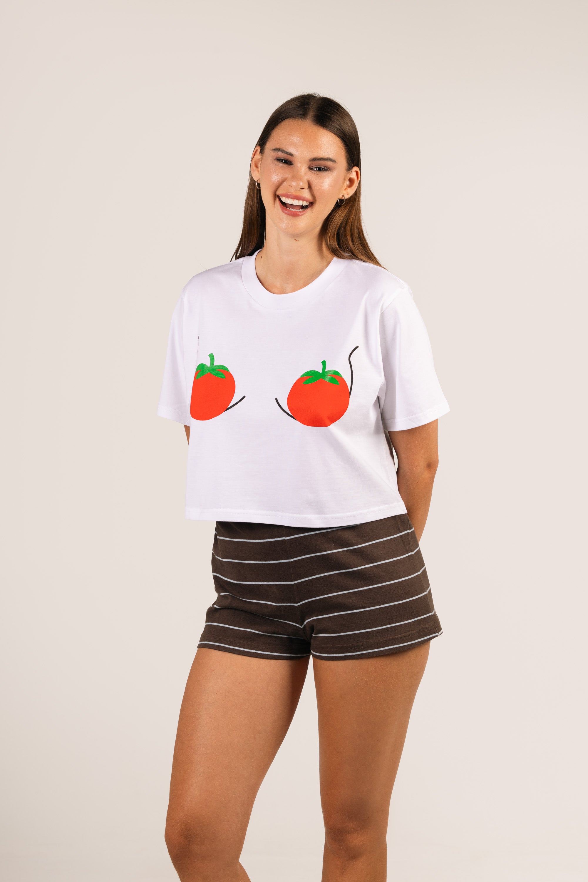 Tomatoes for Boobs Crop-Top