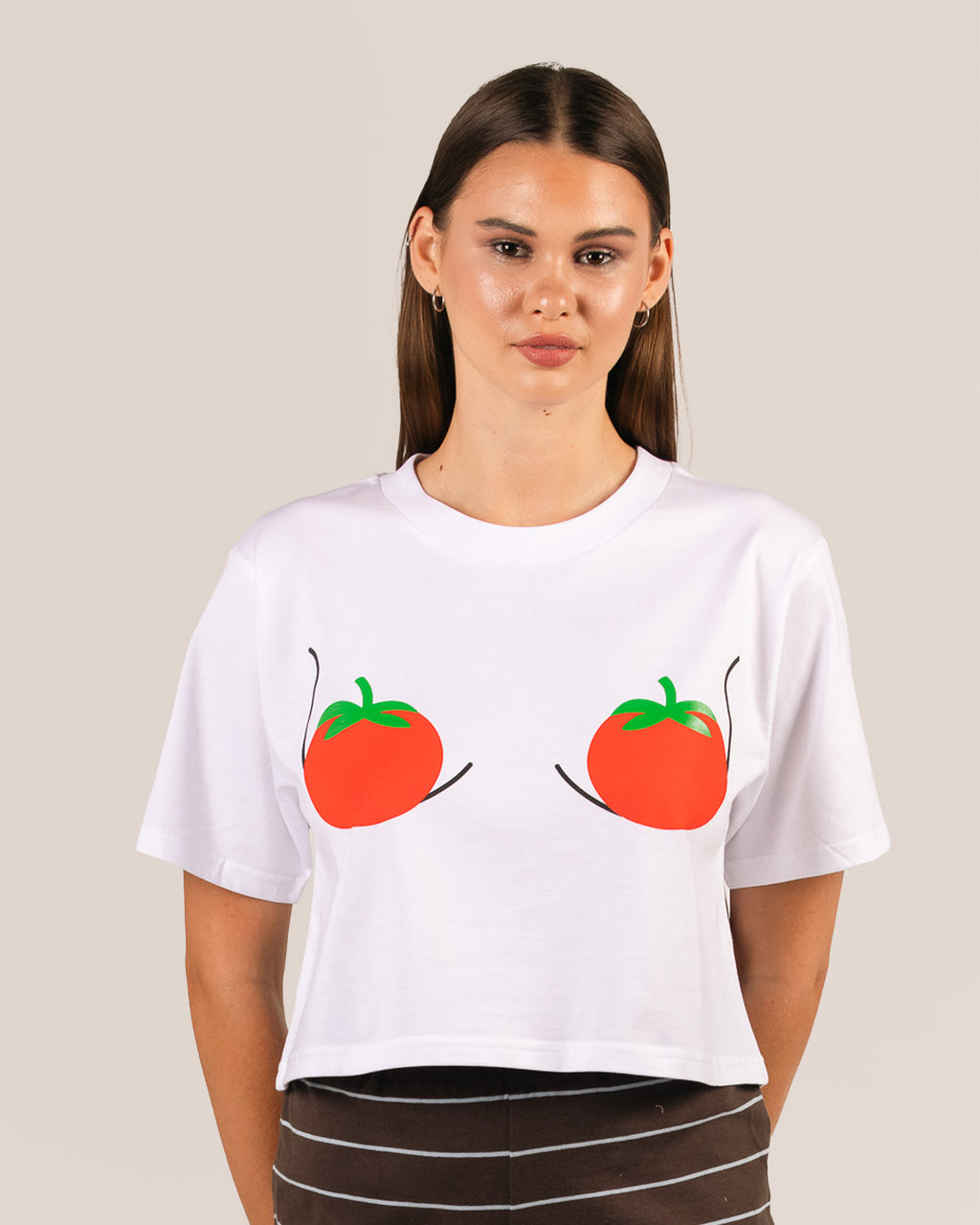 Tomatoes for Boobs Crop-Top