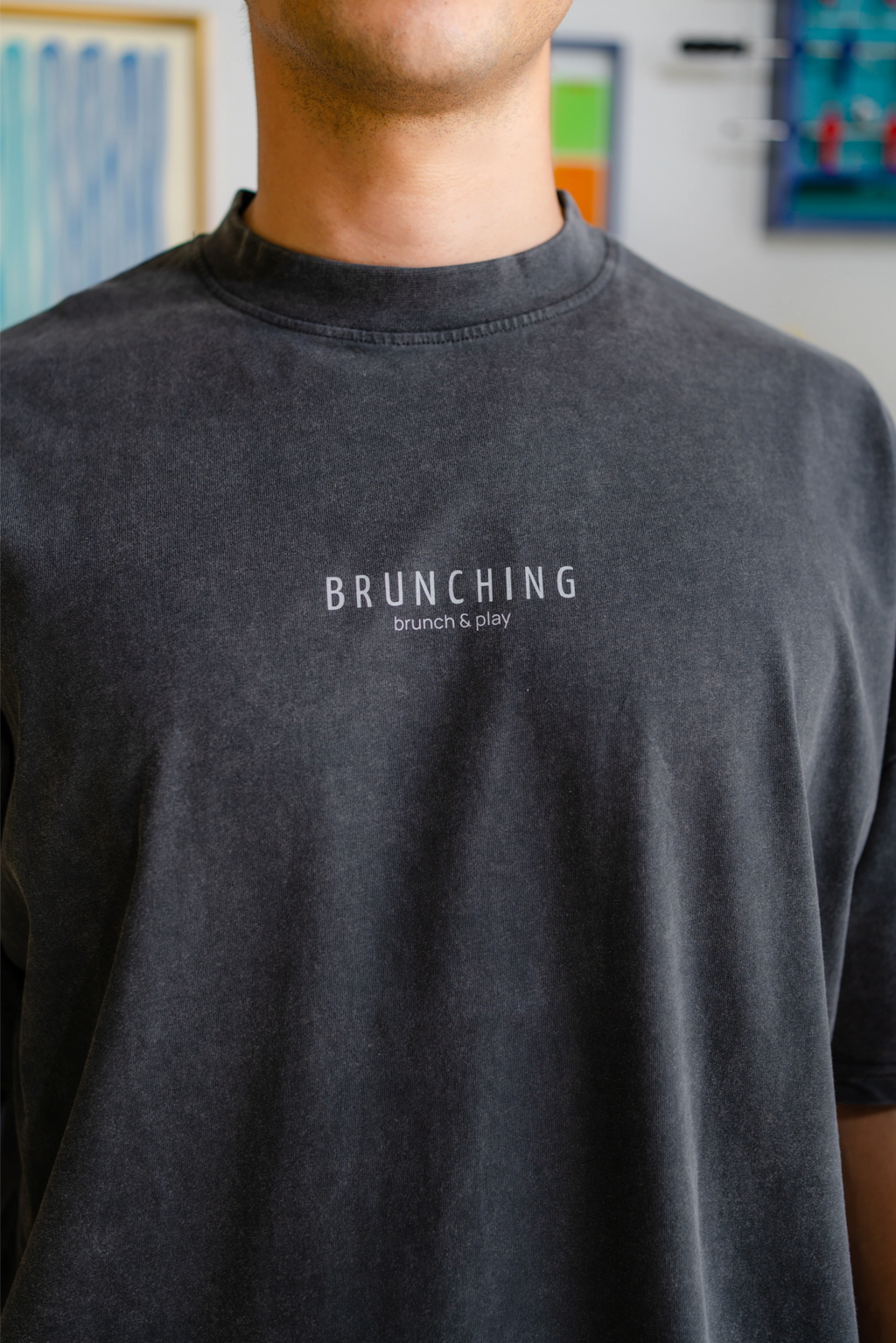 Tasty Music Tee -Vintage Black