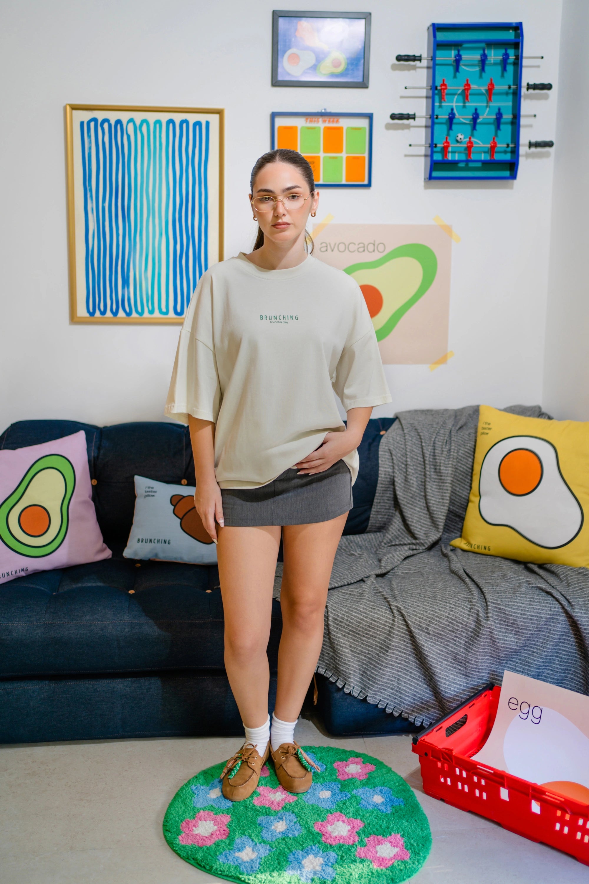 Tasty Music Tee -Vintage White