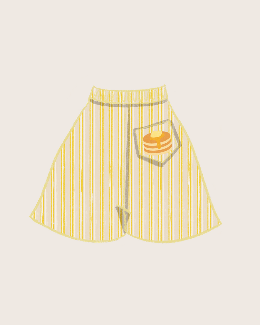 Main Dish Shorts / Yellow