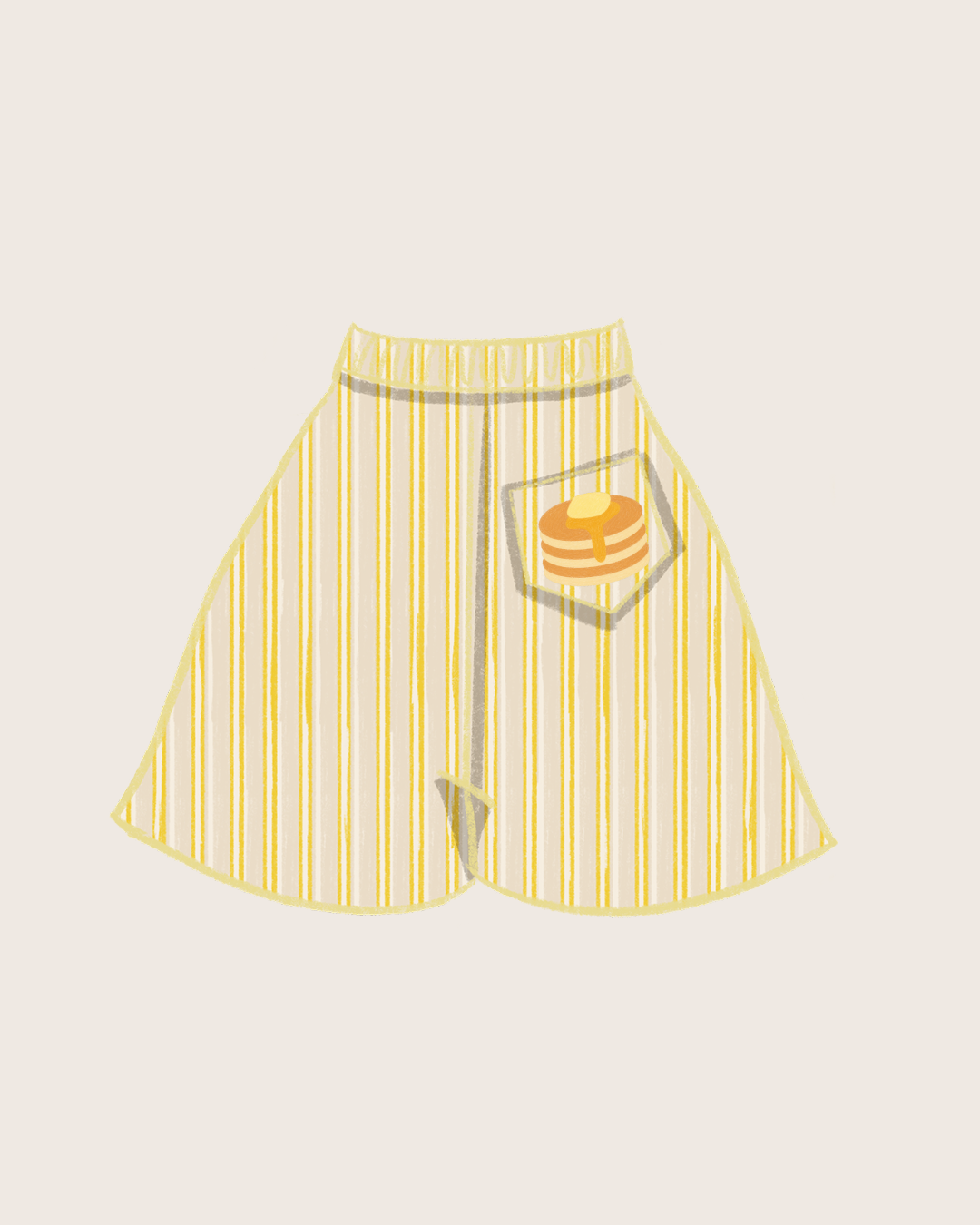 Main Dish Shorts / Yellow